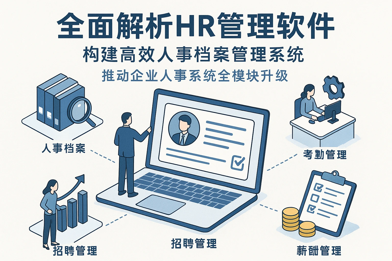 全面解析HR管理软件：构建高效人事档案管理系统，推动企业人事系统全模块升级