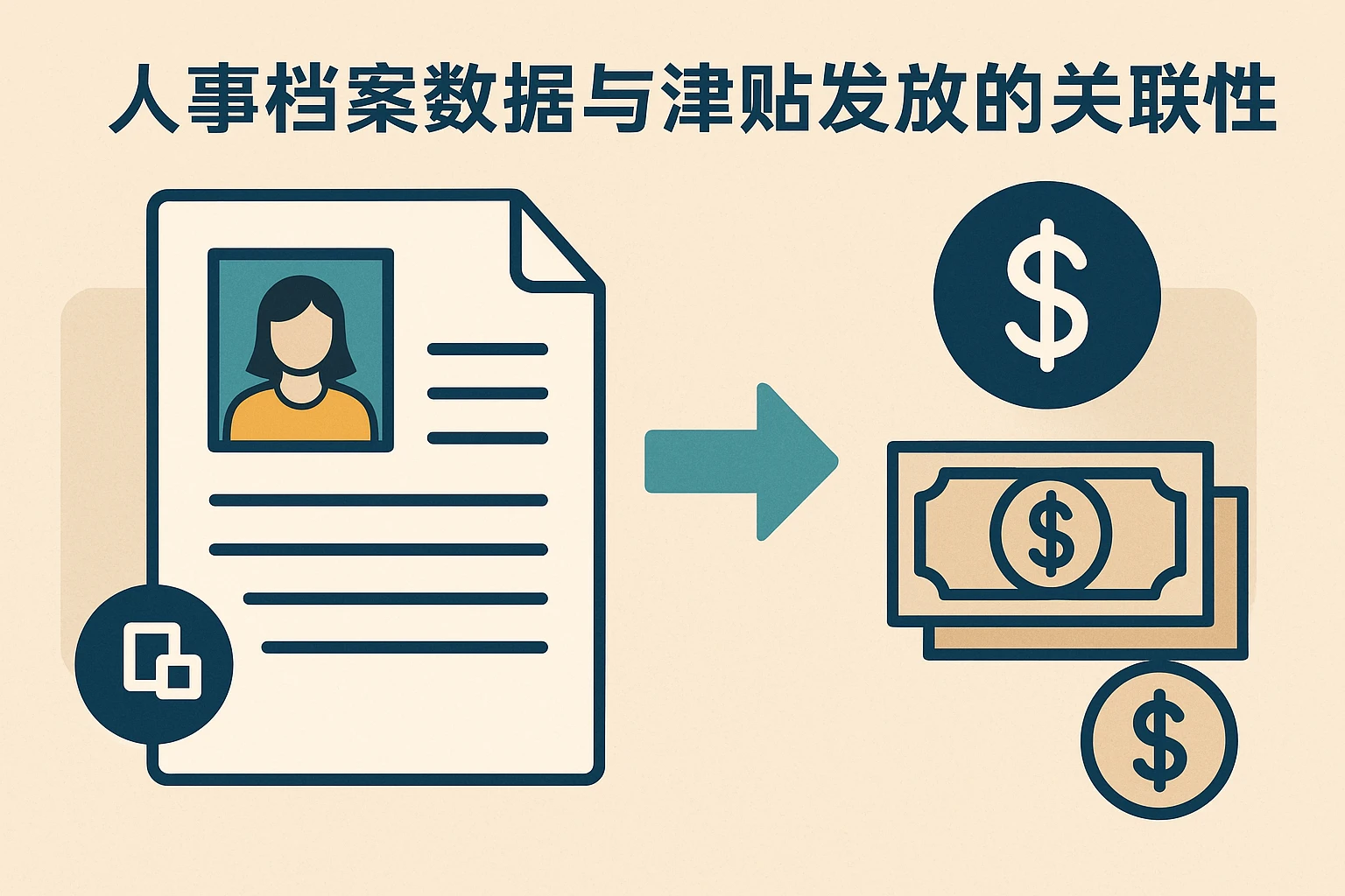 人事档案数据与津贴发放的关联性