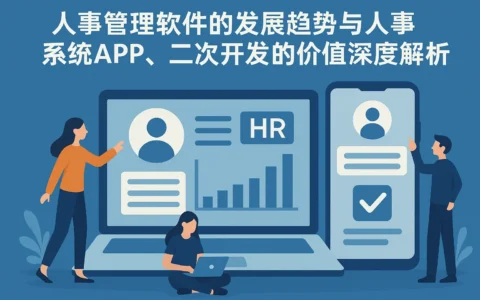 人事管理软件的发展趋势与人事系统APP、二次开发的价值深度解析