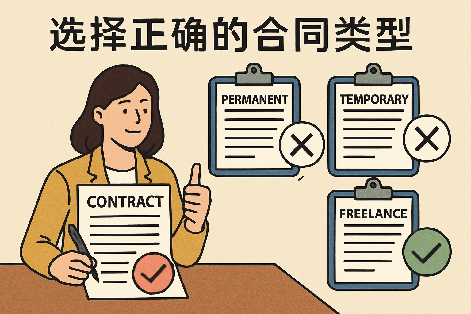正确的合同类型选择