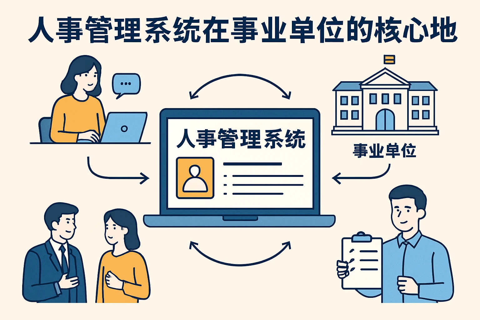 人事管理系统在事业单位的核心地位