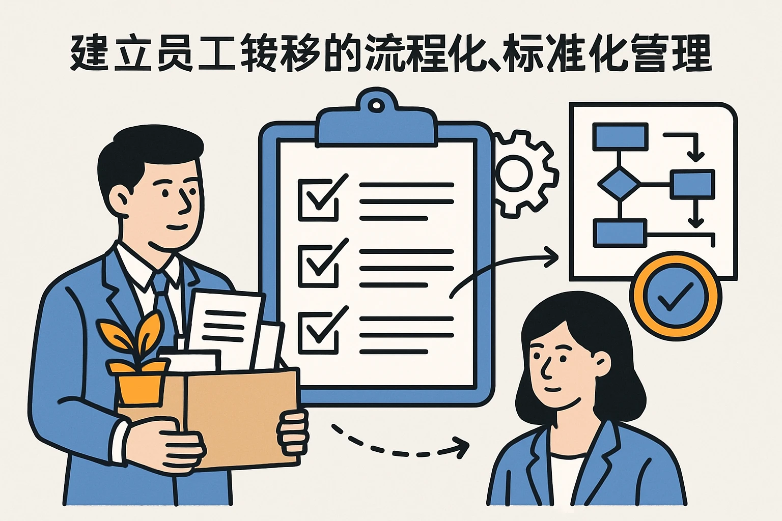 建立员工转移的流程化、标准化管理