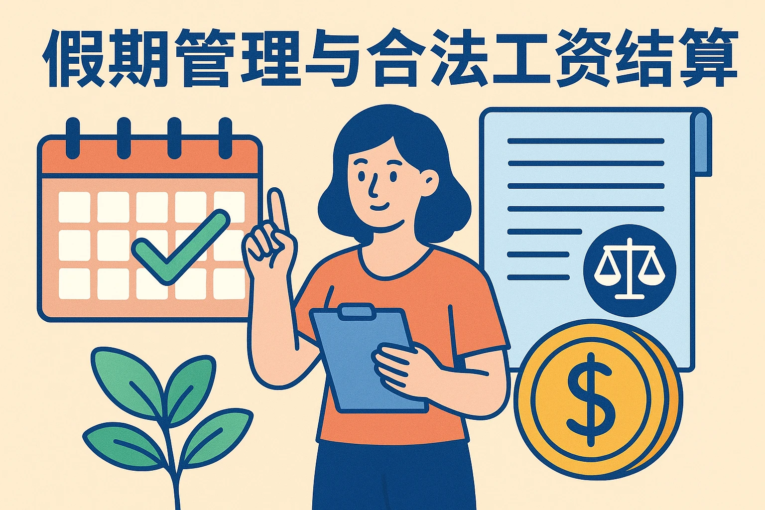 假期管理与合法工资结算