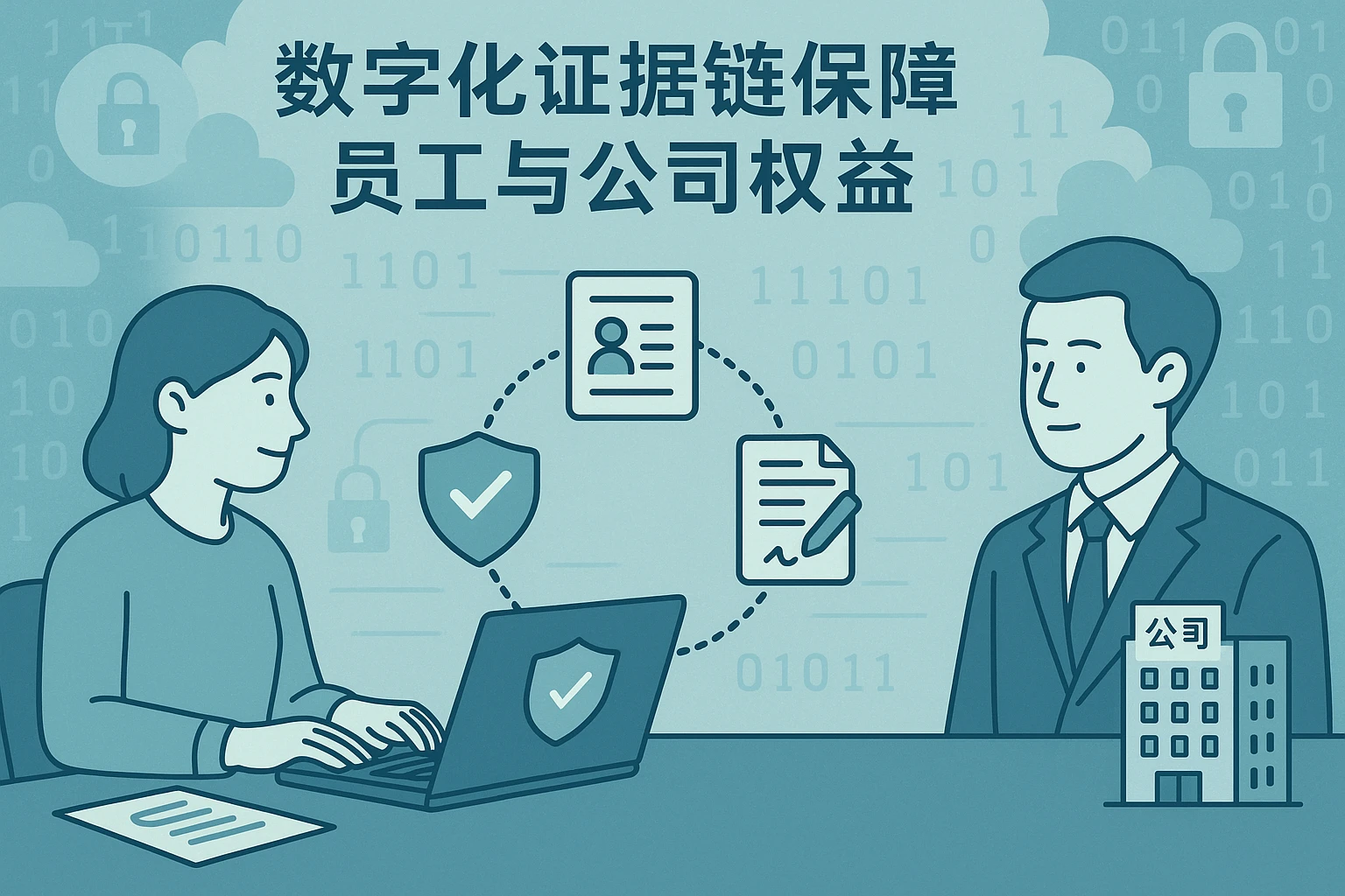 数字化证据链保障员工与公司权益