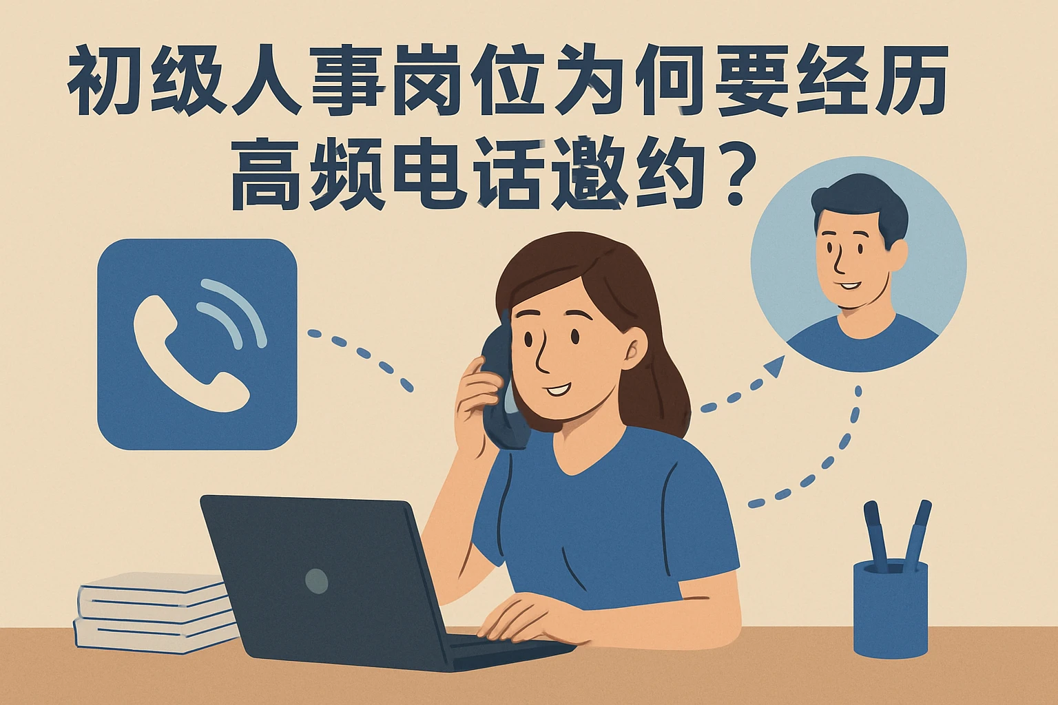 初级人事岗位为何要经历高频电话邀约
