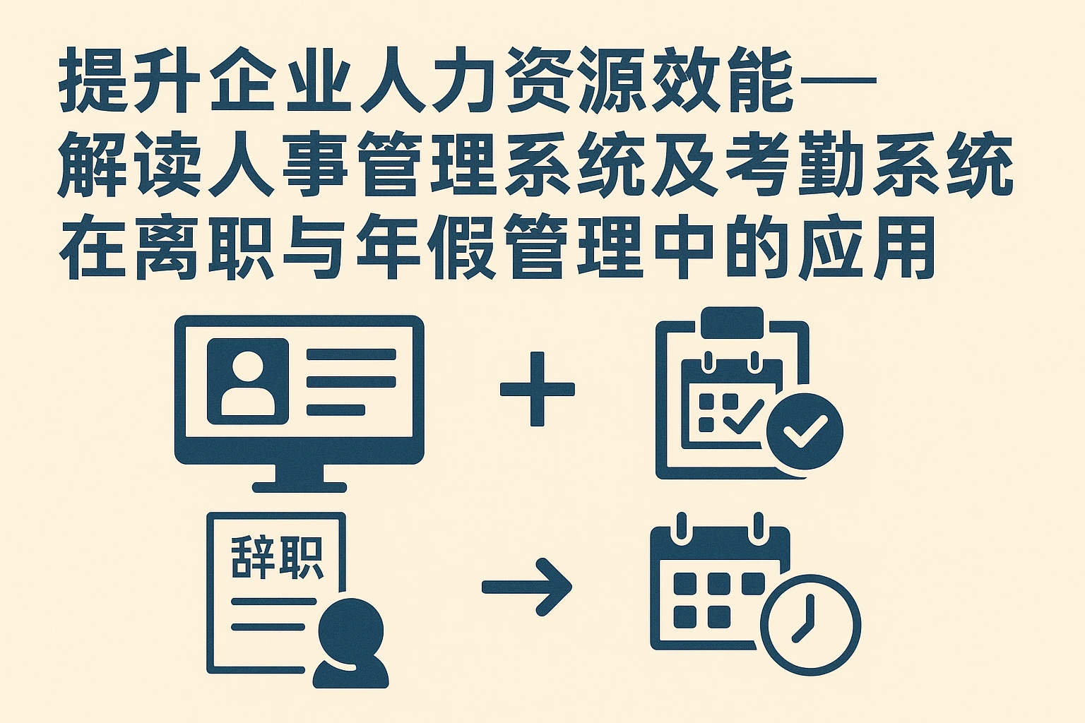 提升企业人力资源效能——解读人事管理系统及考勤系统在离职与年假管理中的应用