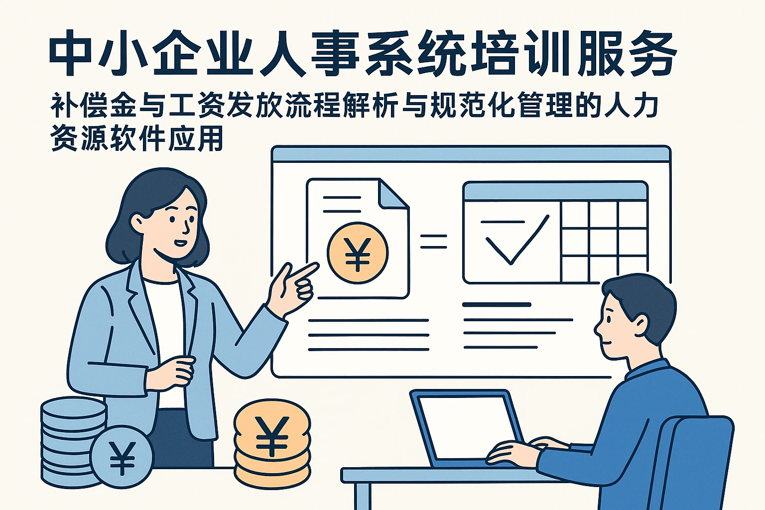 中小企业人事系统培训服务：补偿金与工资发放流程解析与规范化管理的人力资源软件应用