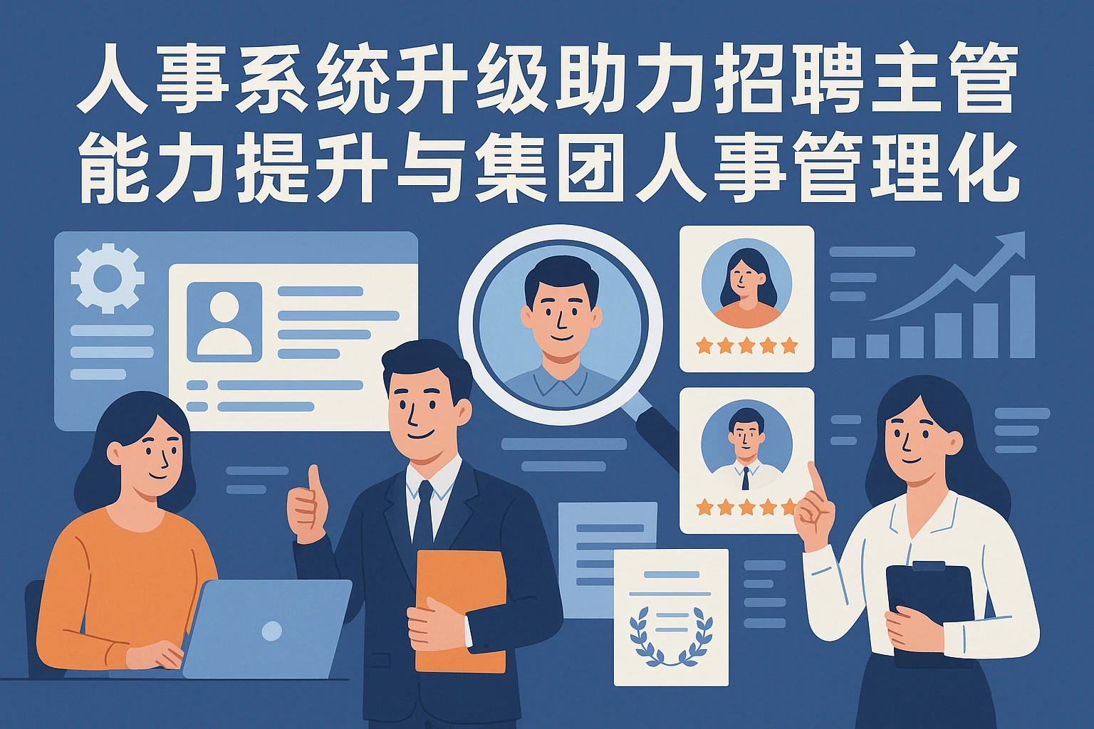 人事系统升级助力招聘主管能力提升与集团人事管理优化