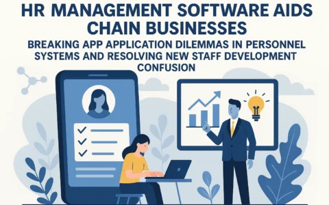 HR管理软件助力连锁企业，破解人事系统APP应用困局与新人发展迷茫
