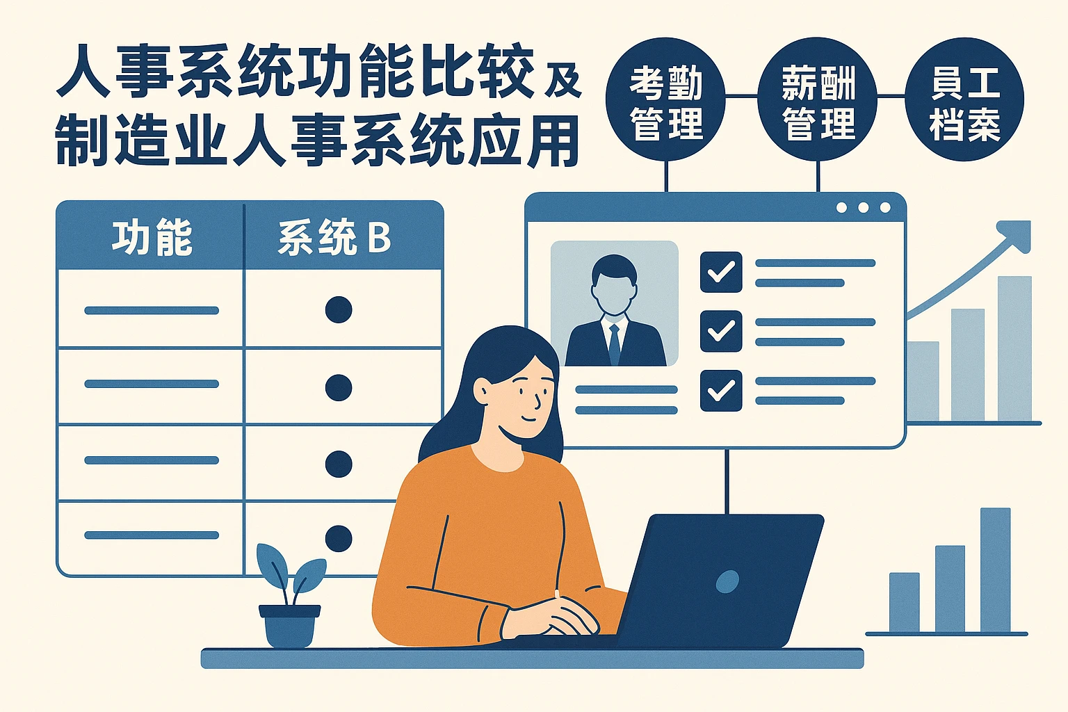 人事系统功能比较及制造业人事系统应用全解