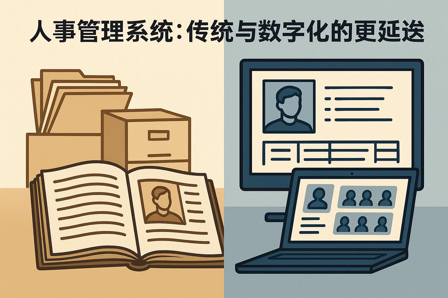人事管理系统：传统与数字化的更迭