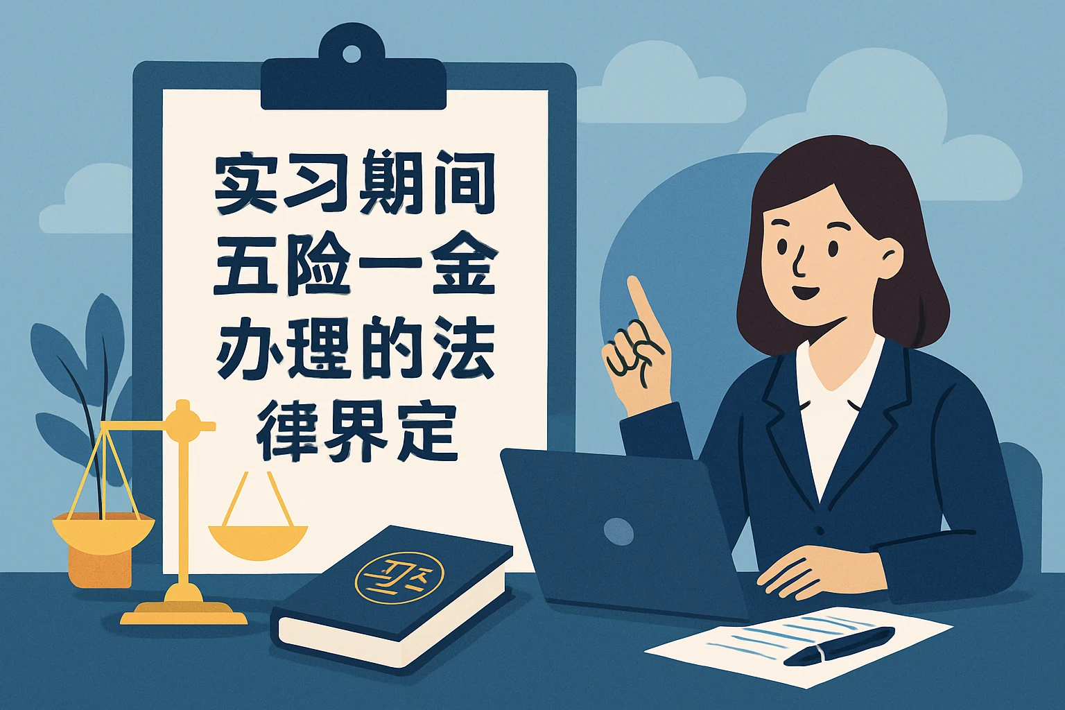 实习期间五险一金办理的法律界定