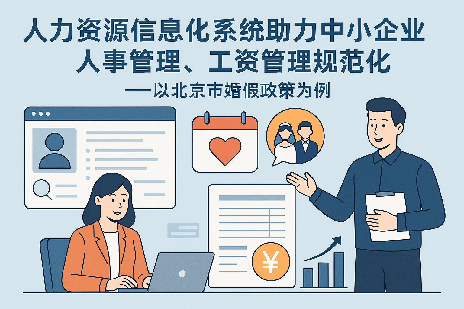 人力资源信息化系统助力中小企业人事系统与工资管理规范化 —— 以北京市婚假政策为例
