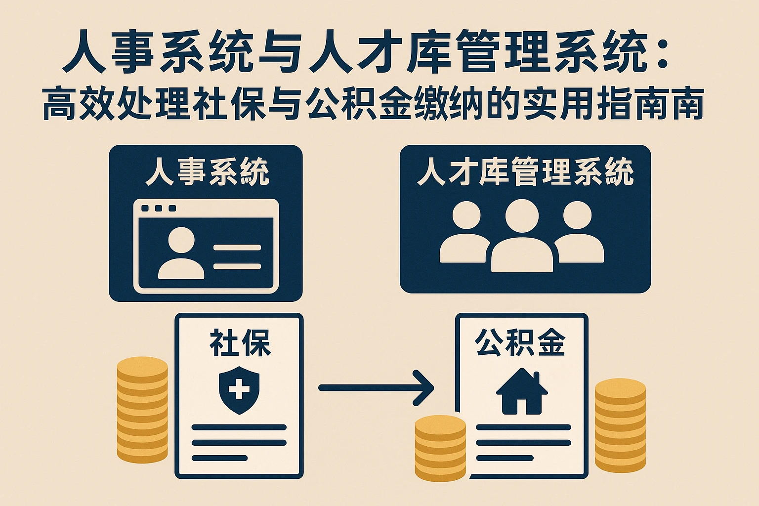 人事系统与人才库管理系统：高效处理社保与公积金缴纳的实用指南