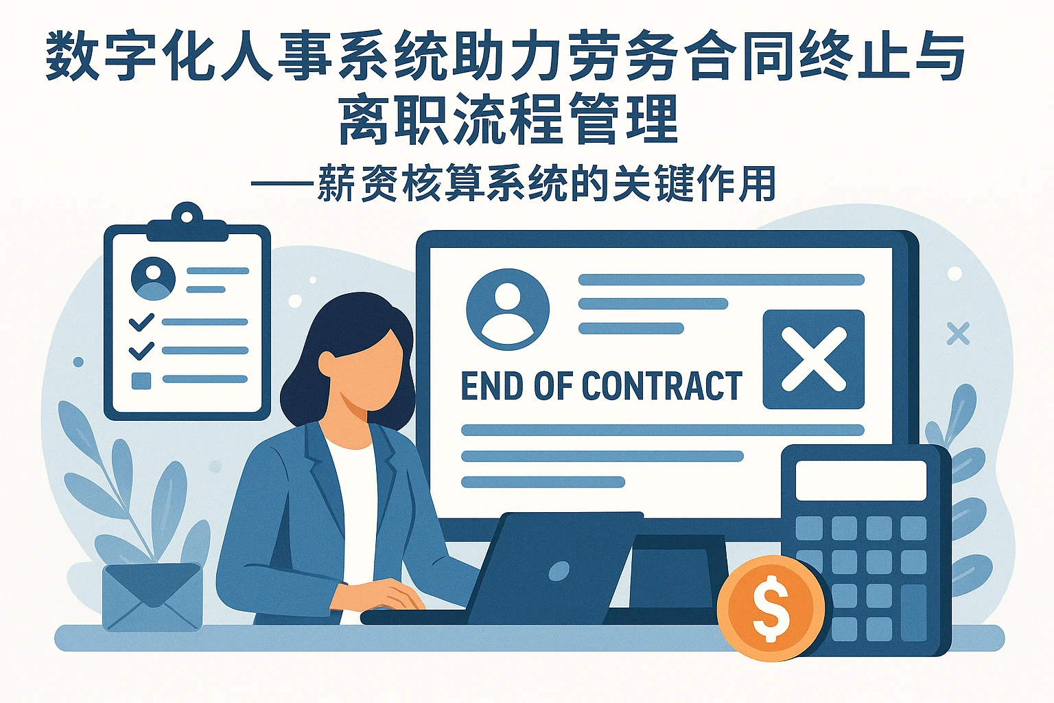 数字化人事系统助力劳务合同终止与离职流程管理——薪资核算系统的关键作用