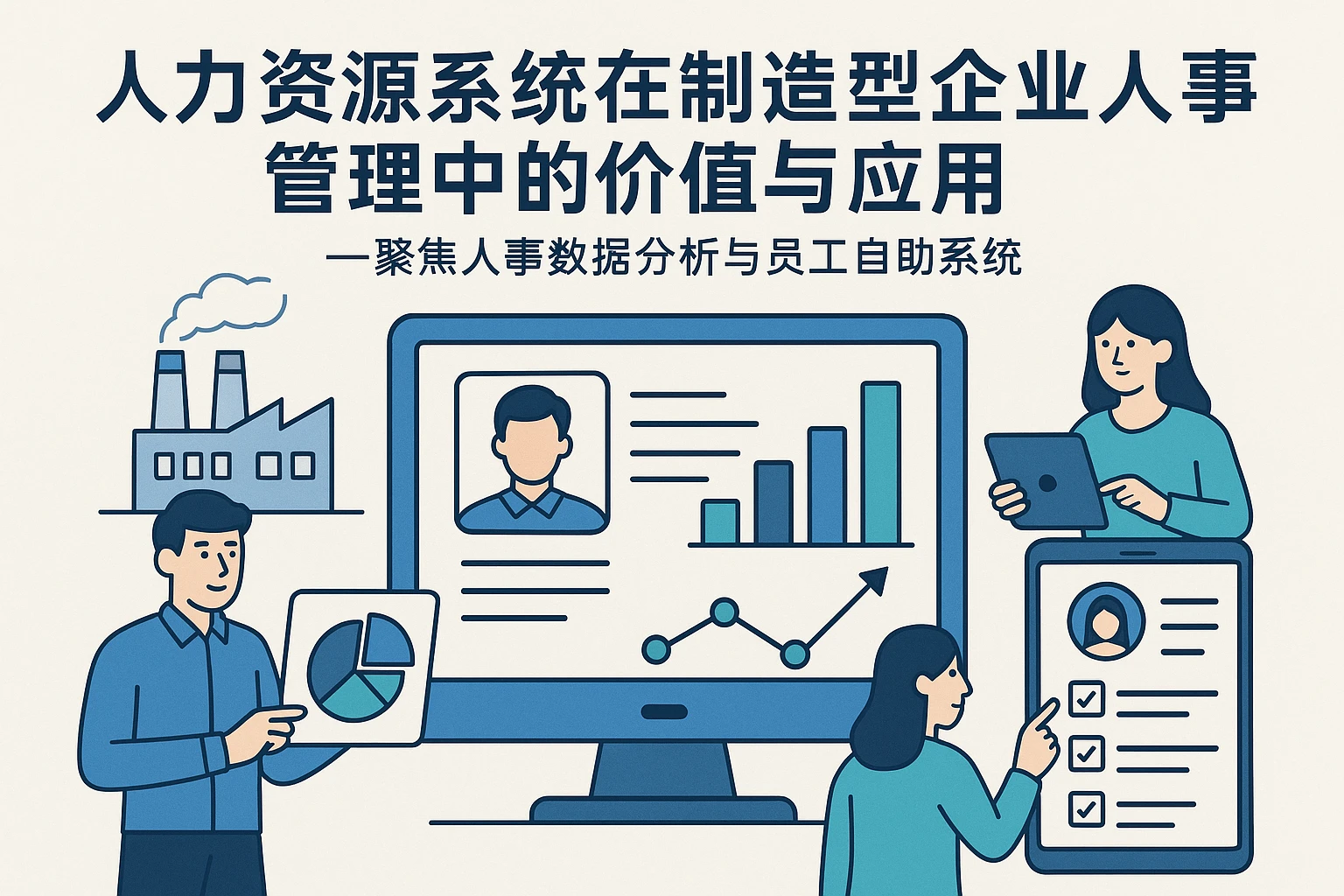 人力资源系统在制造型企业人事管理中的价值与应用——聚焦人事数据分析与员工自助系统