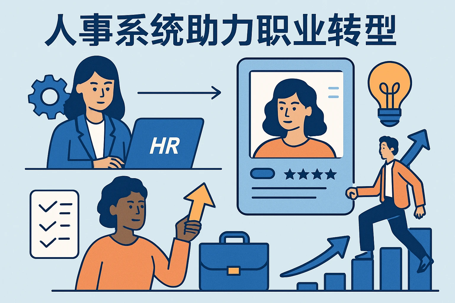 人事系统助力职业转型