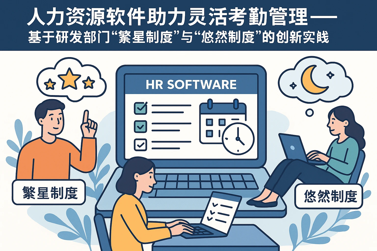 人力资源软件助力灵活考勤管理——基于研发部门“繁星制度”与“悠然制度”的创新实践