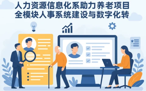 人力资源信息化系统助力养老项目全模块人事系统建设与数字化转型