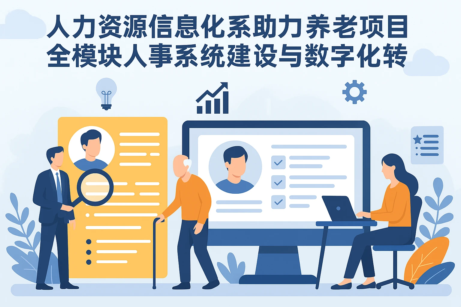 人力资源信息化系统助力养老项目全模块人事系统建设与数字化转型