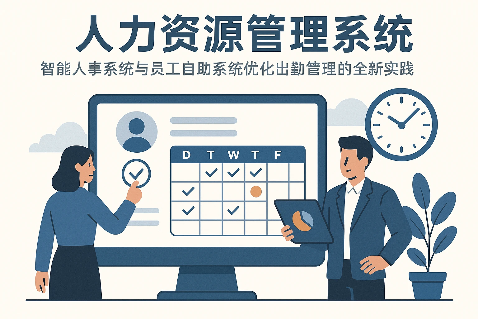人力资源管理系统：智能人事系统与员工自助系统优化出勤管理的全新实践