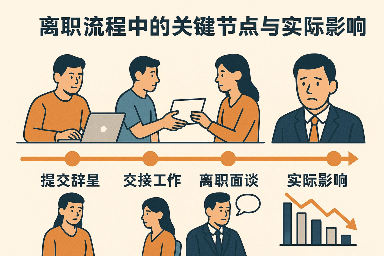 离职流程中的关键节点与实际影响