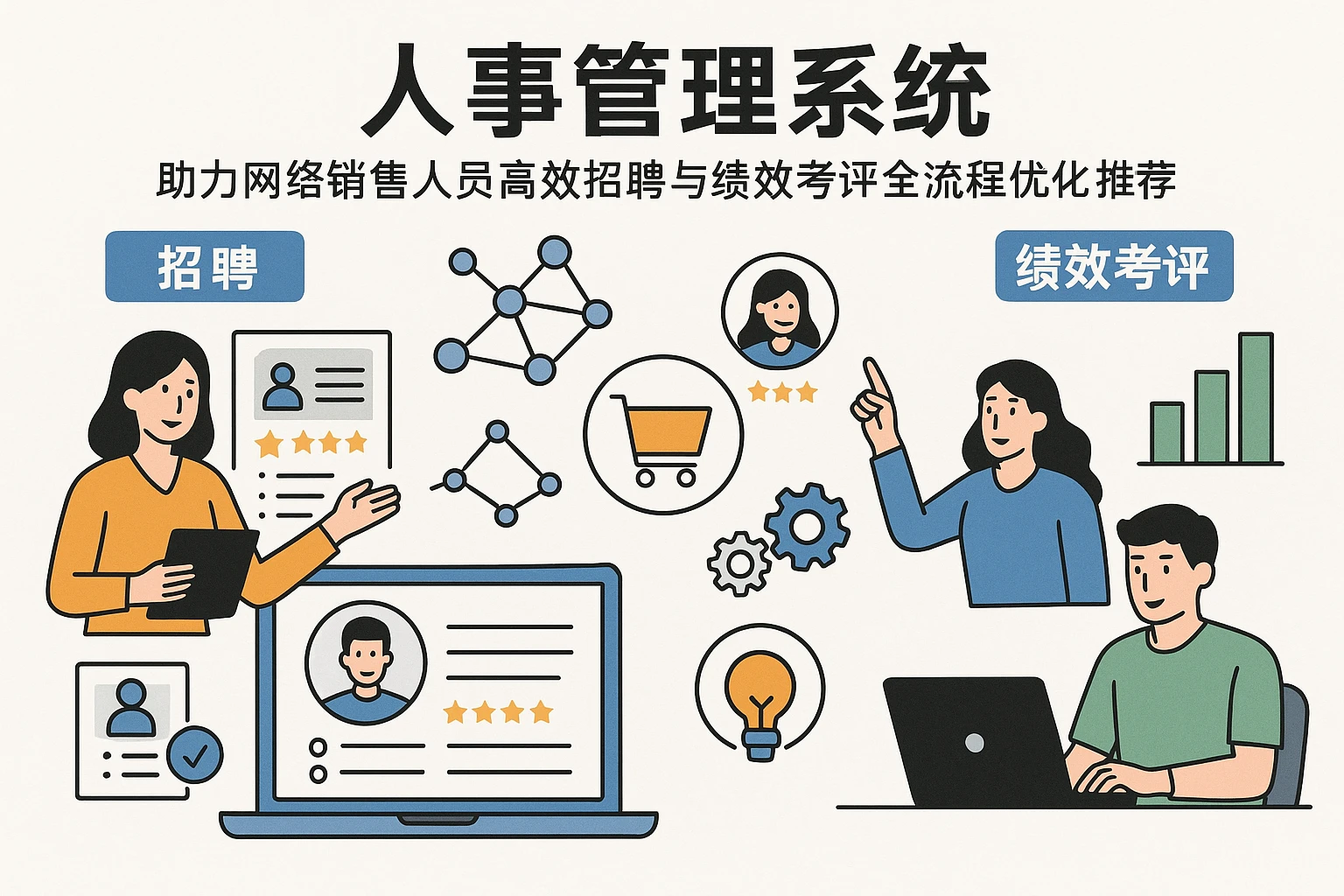 人事管理系统助力网络销售人员高效招聘与绩效考评全流程优化推荐