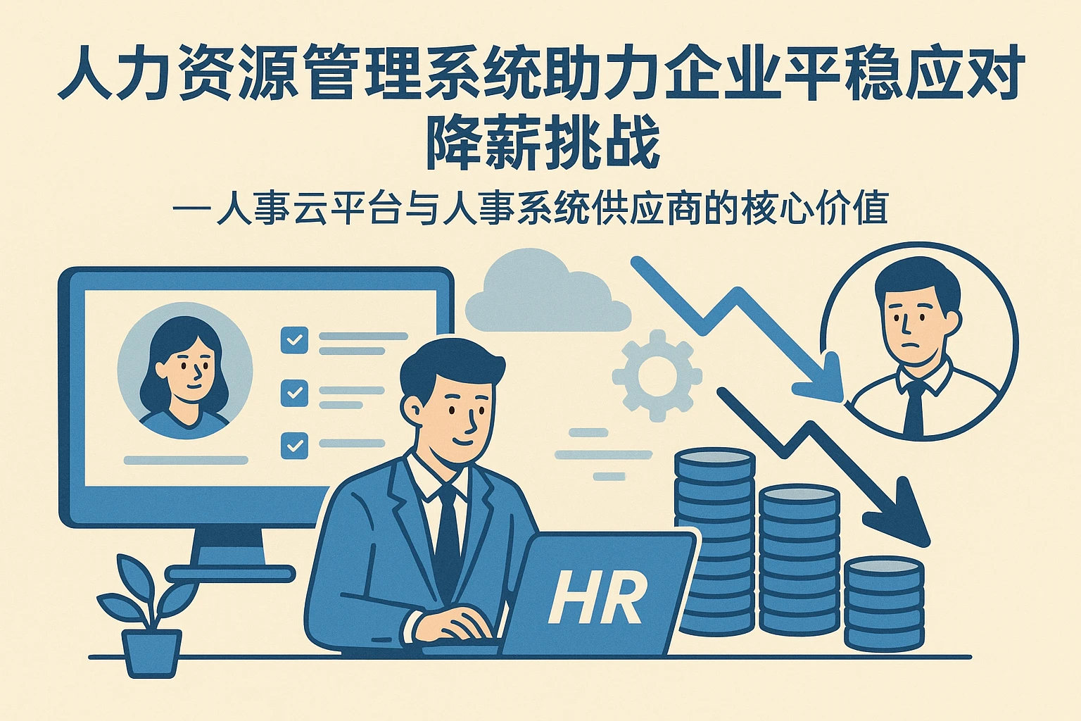 人力资源管理系统助力企业平稳应对降薪挑战——人事云平台与人事系统供应商的核心价值
