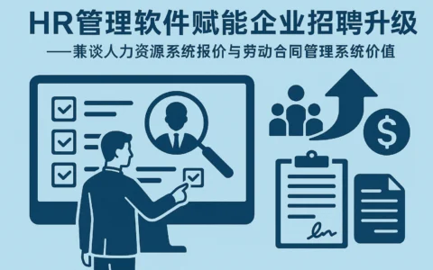 HR管理软件赋能企业招聘升级——兼谈人力资源系统报价与劳动合同管理系统价值