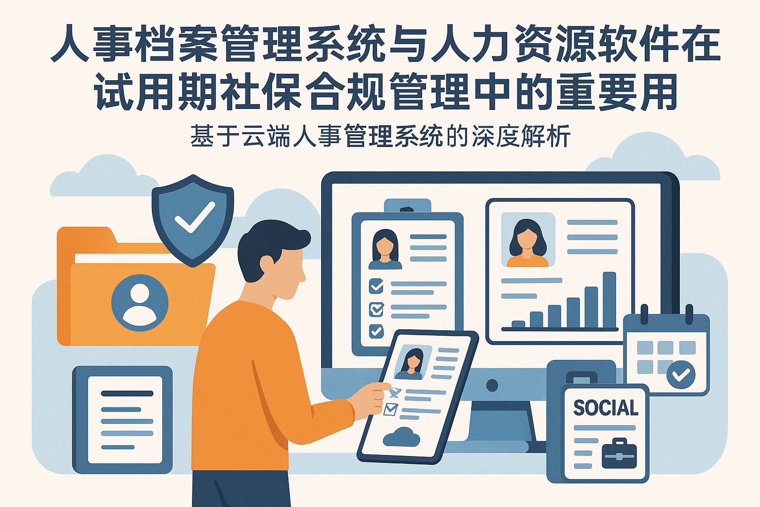 人事档案管理系统与人力资源软件在试用期社保合规管理中的重要作用——基于云端人事管理系统的深度解析