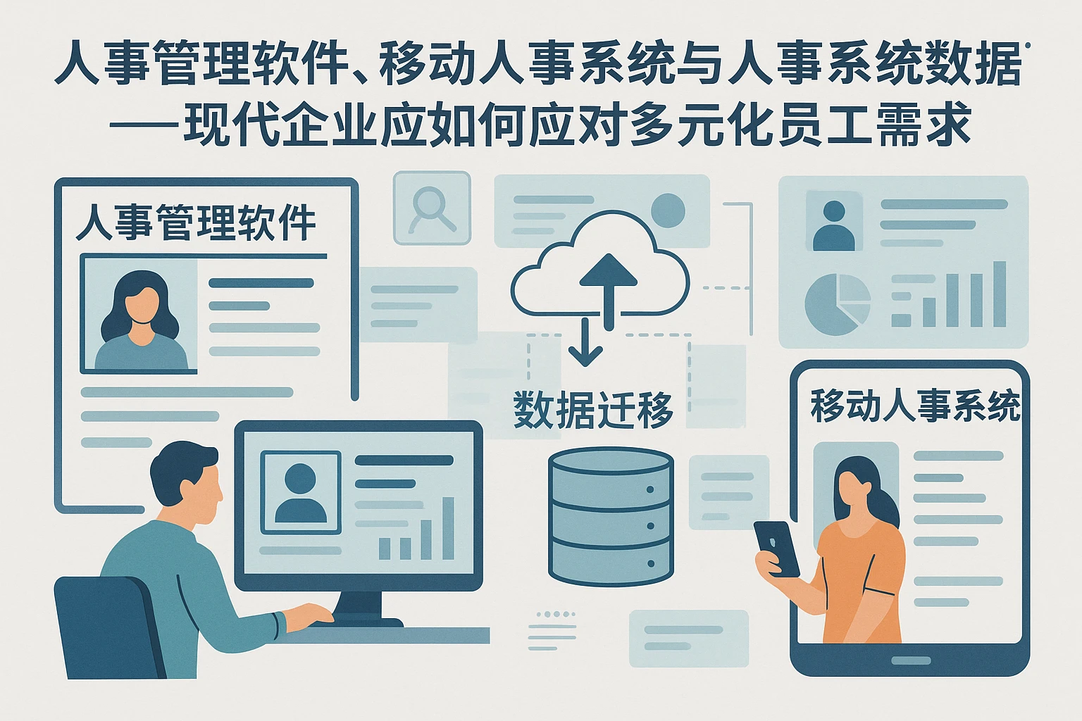 人事管理软件、移动人事系统与人事系统数据迁移——现代企业应如何应对多元化员工需求