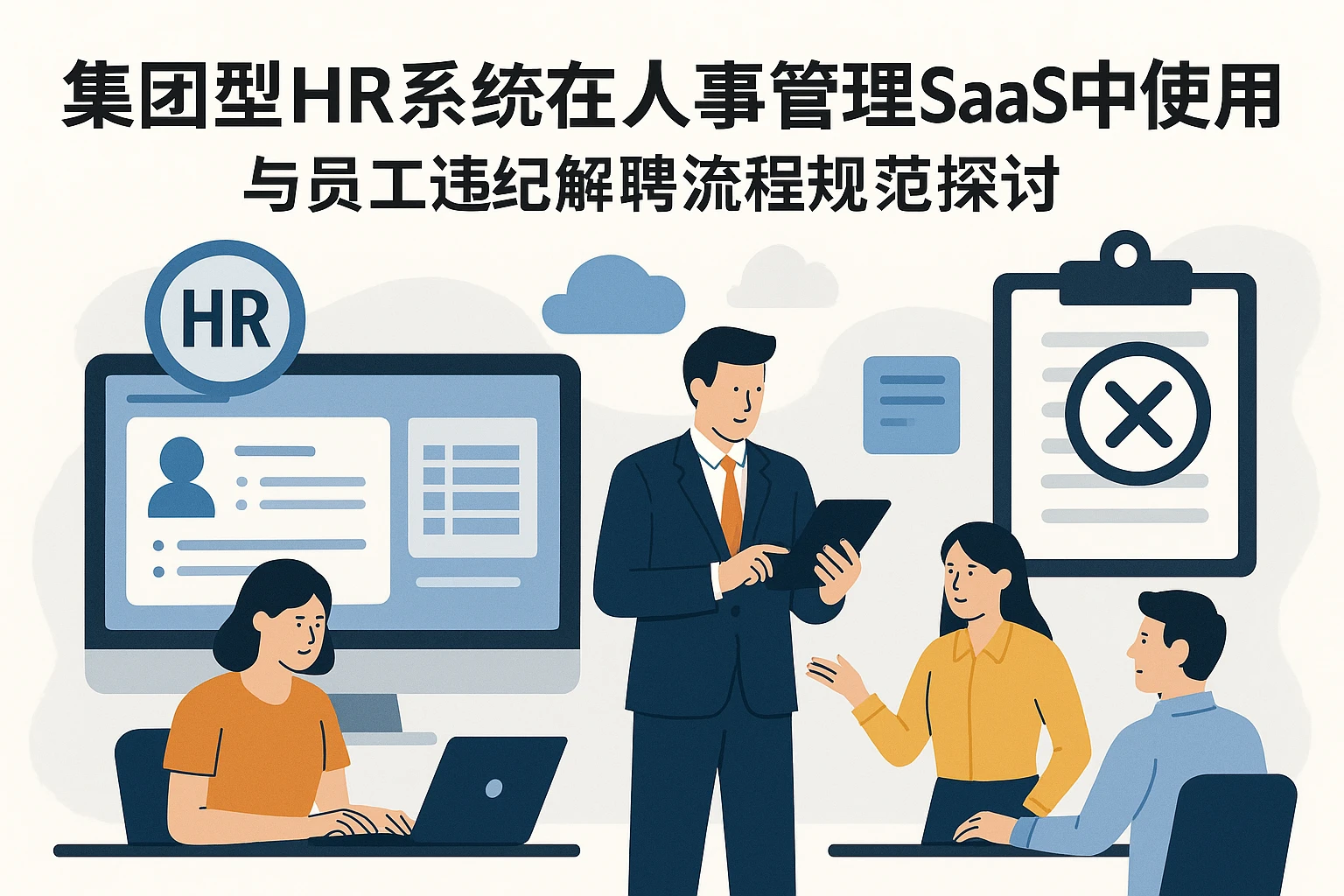 集团型HR系统在人事管理SaaS中的应用与员工违纪解聘流程规范探讨