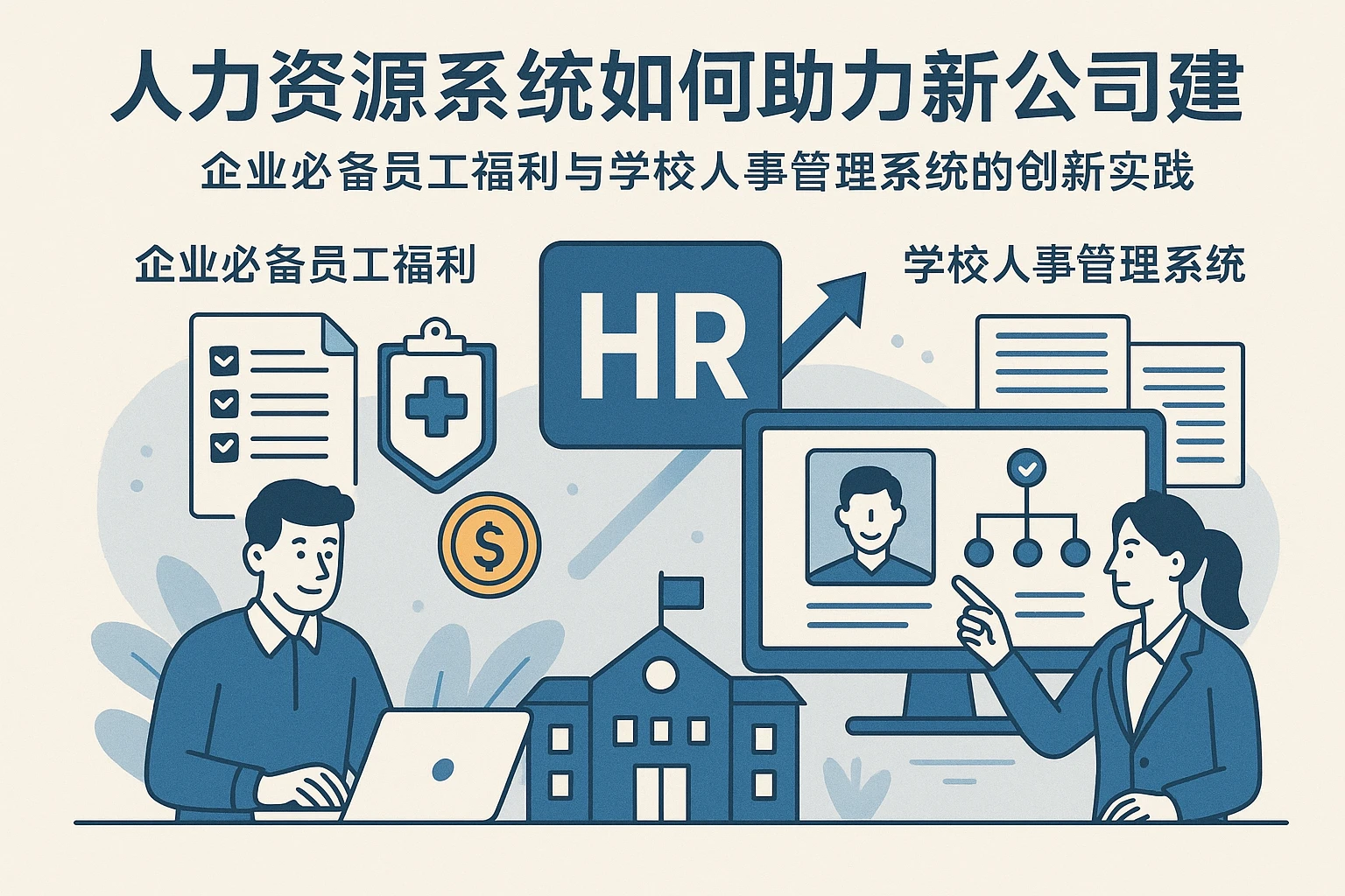 人力资源系统如何助力新公司建章立制——企业必备员工福利与学校人事管理系统的创新实践