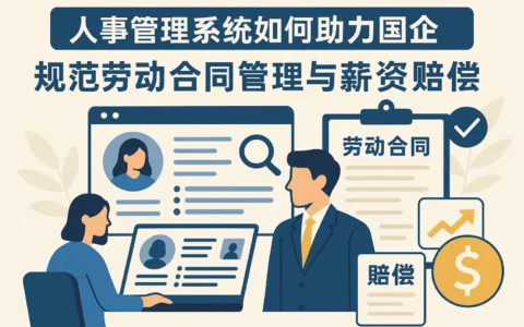 人事管理系统如何助力国企人力资源系统规范劳动合同管理与薪资赔偿