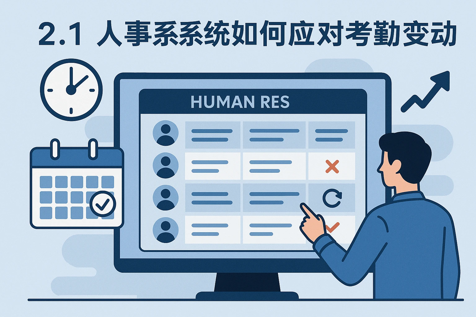2.1 人事系统如何应对考勤变动