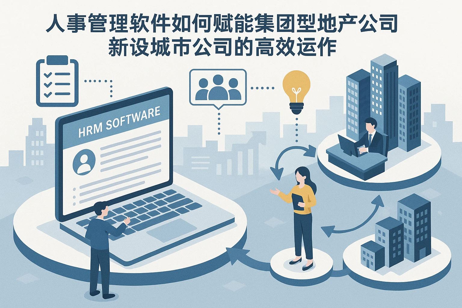 人事管理软件如何赋能集团型地产公司新设城市公司的高效运作