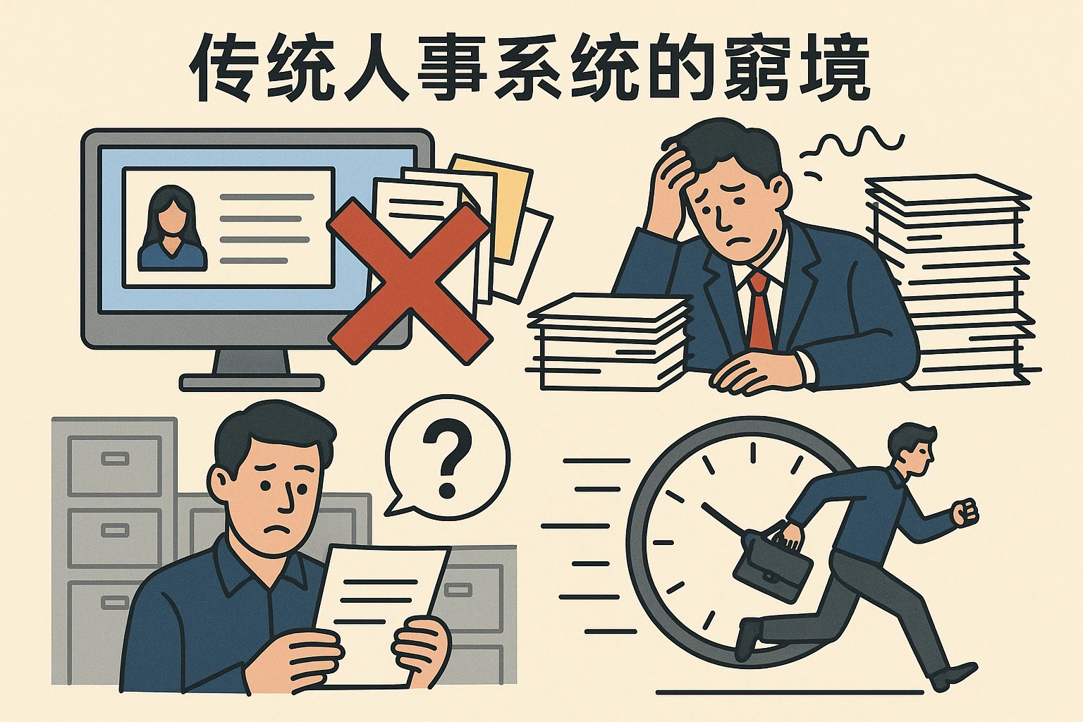 传统人事系统的窘境
