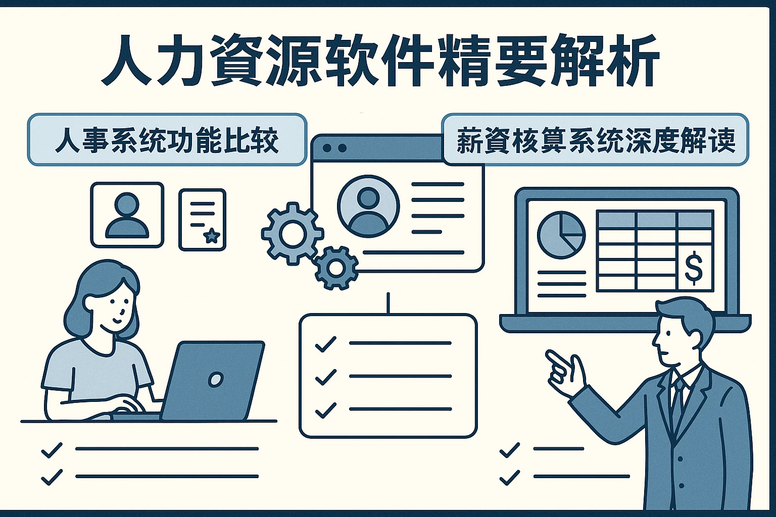 人力资源软件精要解析：人事系统功能比较与薪资核算系统深度解读