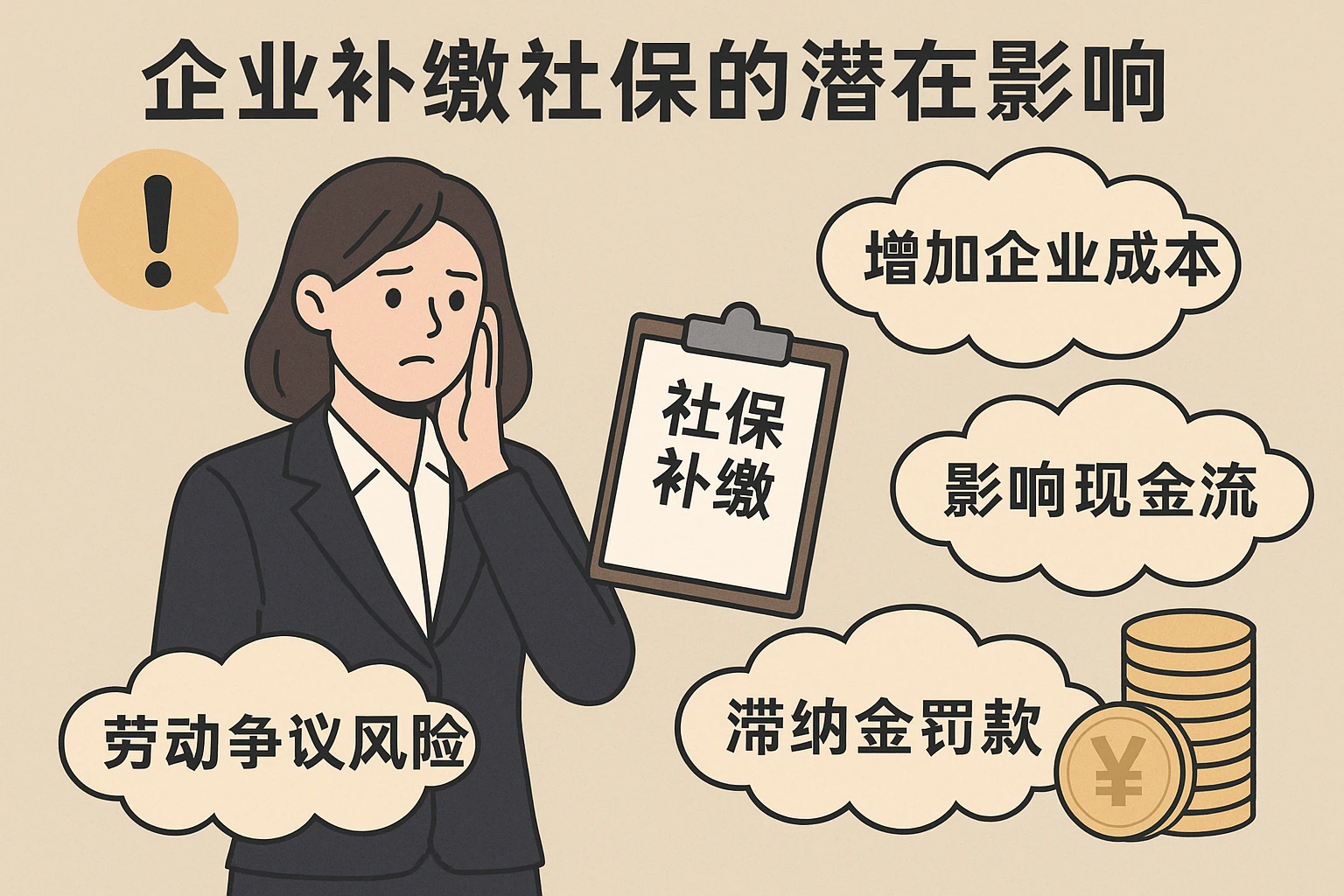 企业补缴社保的潜在影响