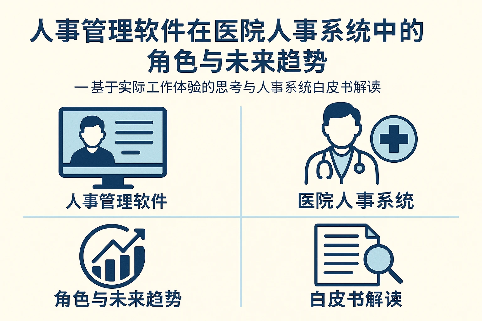 人事管理软件在医院人事系统中的角色与未来趋势——基于实际工作体验的思考与人事系统白皮书解读