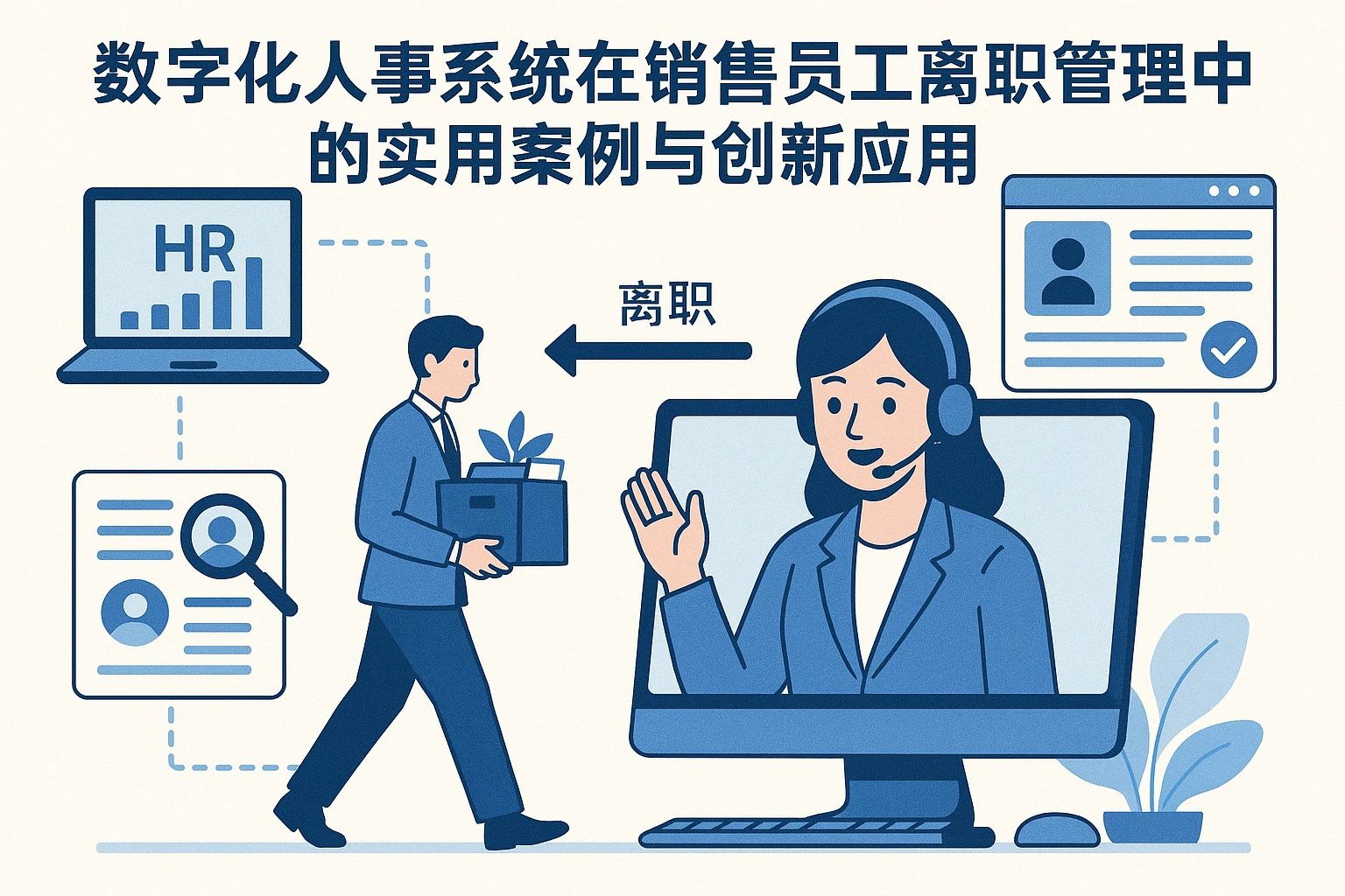 数字化人事系统在销售员工离职管理中的实用案例与创新应用