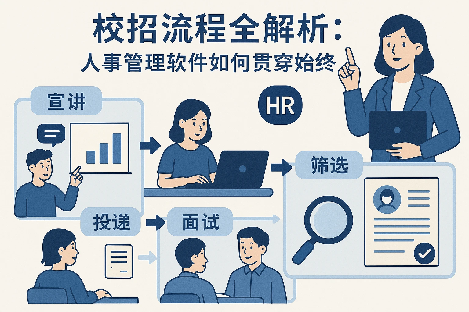 校招流程全解析：人事管理软件如何贯穿始终
