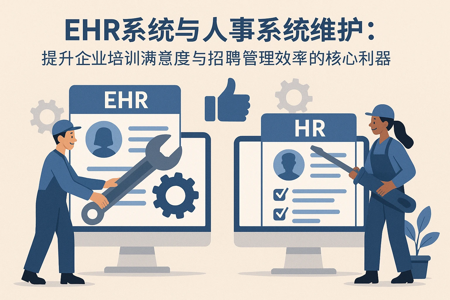 EHR系统与人事系统维护：提升企业培训满意度与招聘管理效率的核心利器