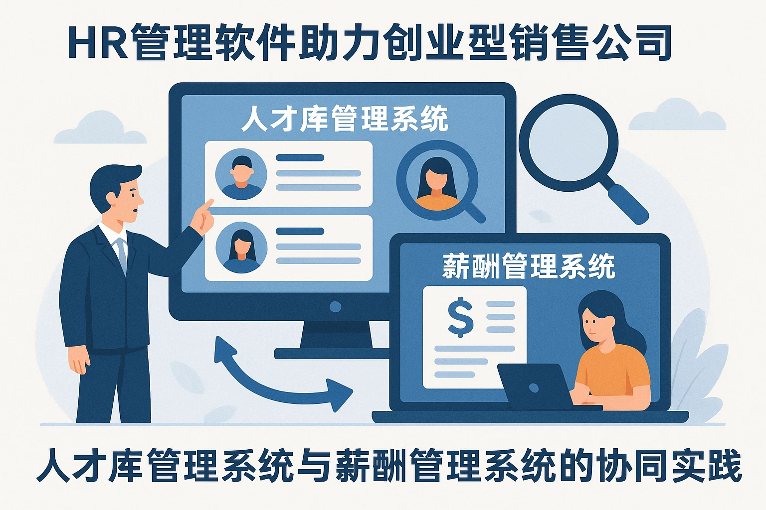 HR管理软件助力创业型销售公司：人才库管理系统与薪酬管理系统的协同实践