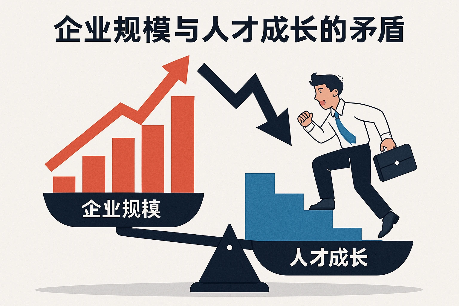 企业规模与人才成长的矛盾
