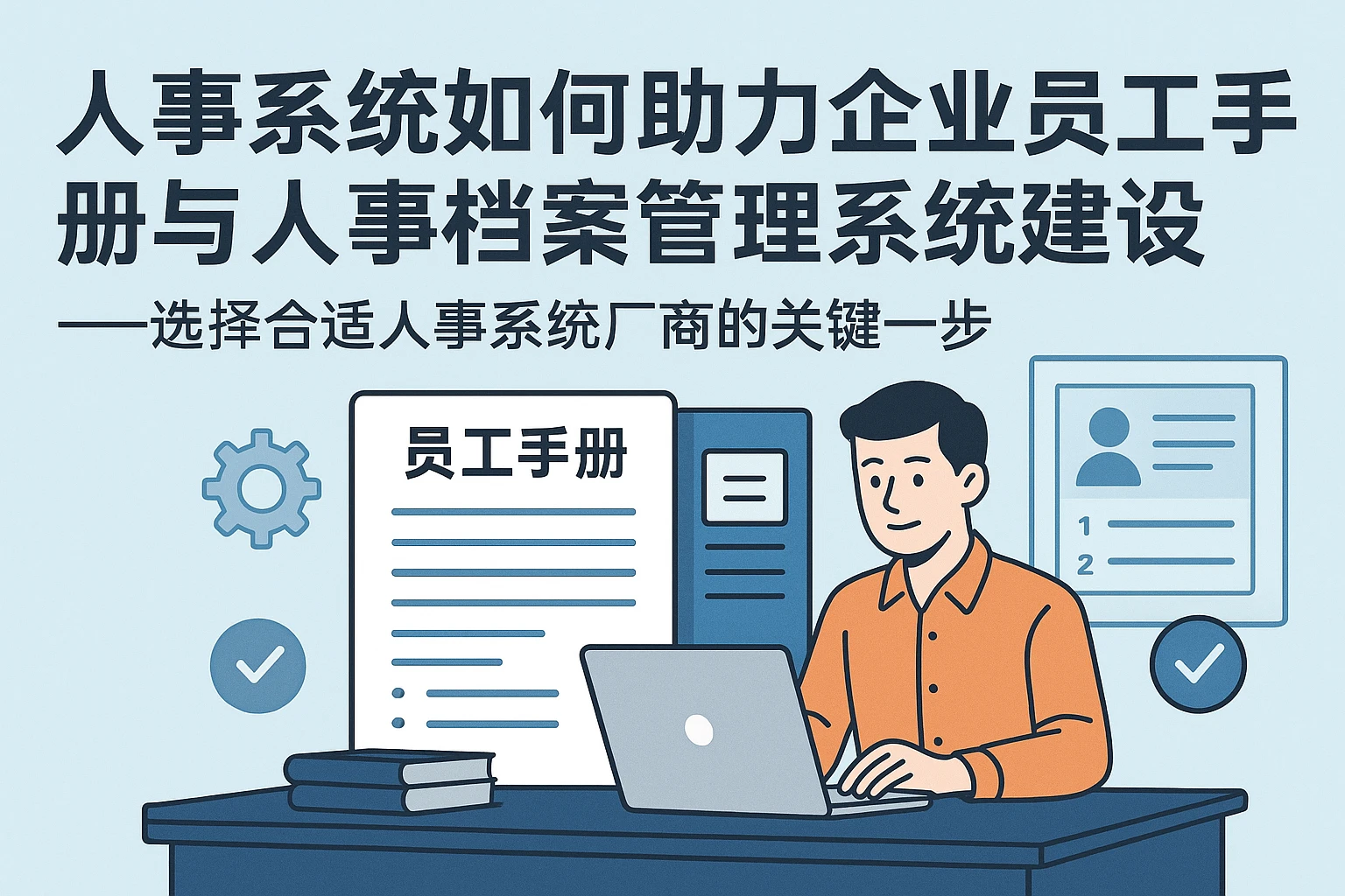人事系统如何助力企业员工手册与人事档案管理系统建设 —— 选择合适人事系统厂商的关键一步