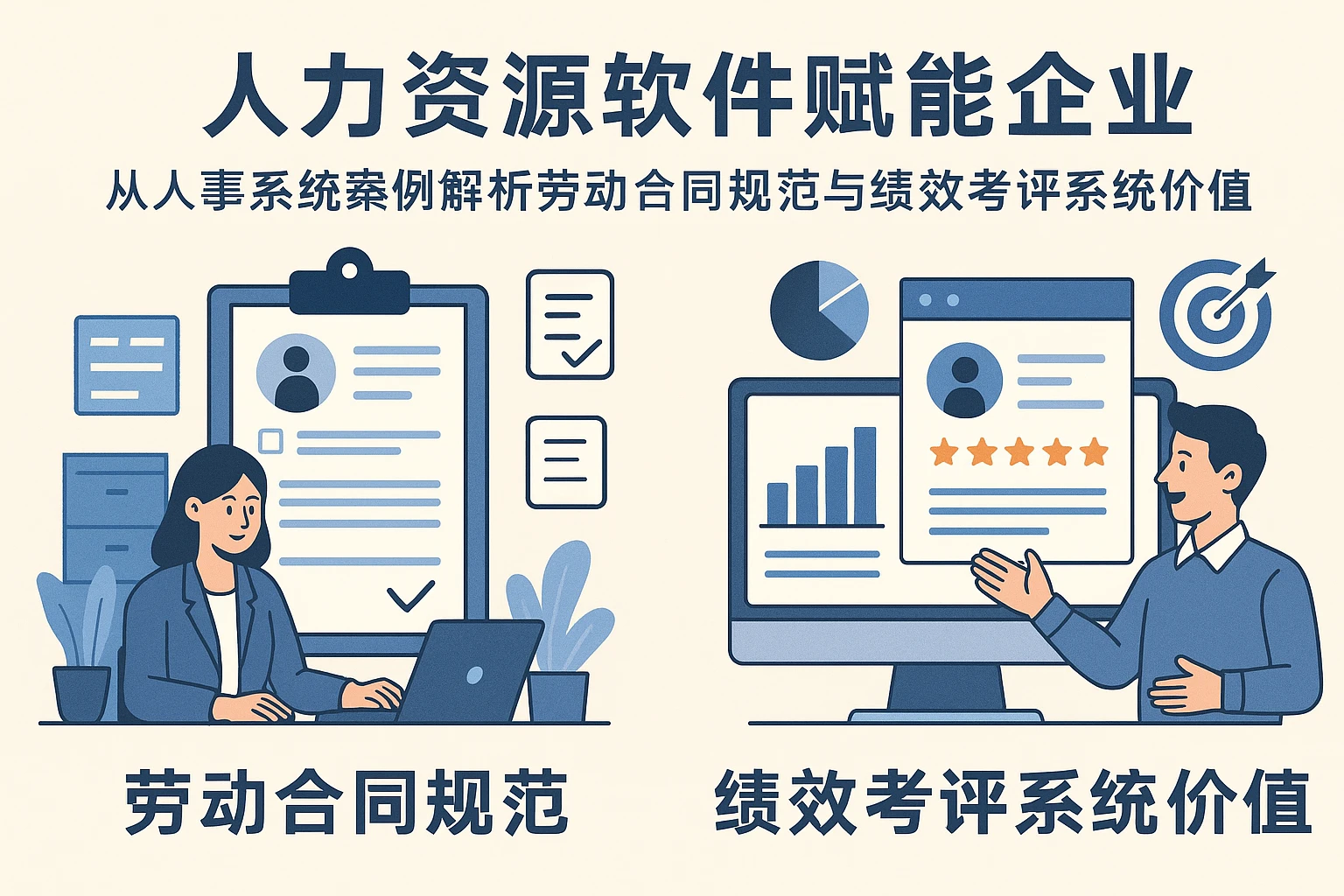 人力资源软件赋能企业：从人事系统案例解析劳动合同规范与绩效考评系统价值