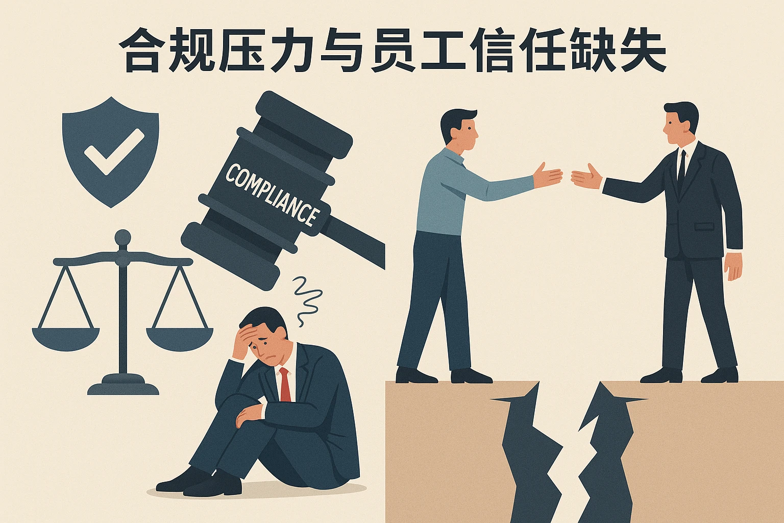 合规压力与员工信任缺失