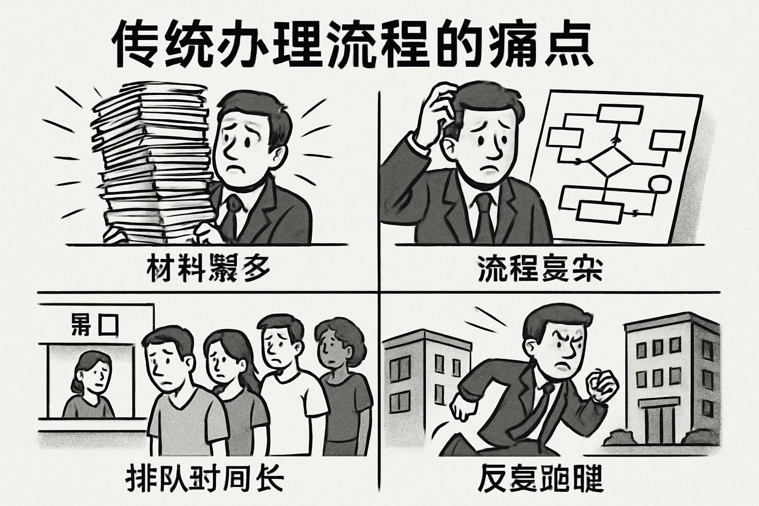 传统办理流程的痛点