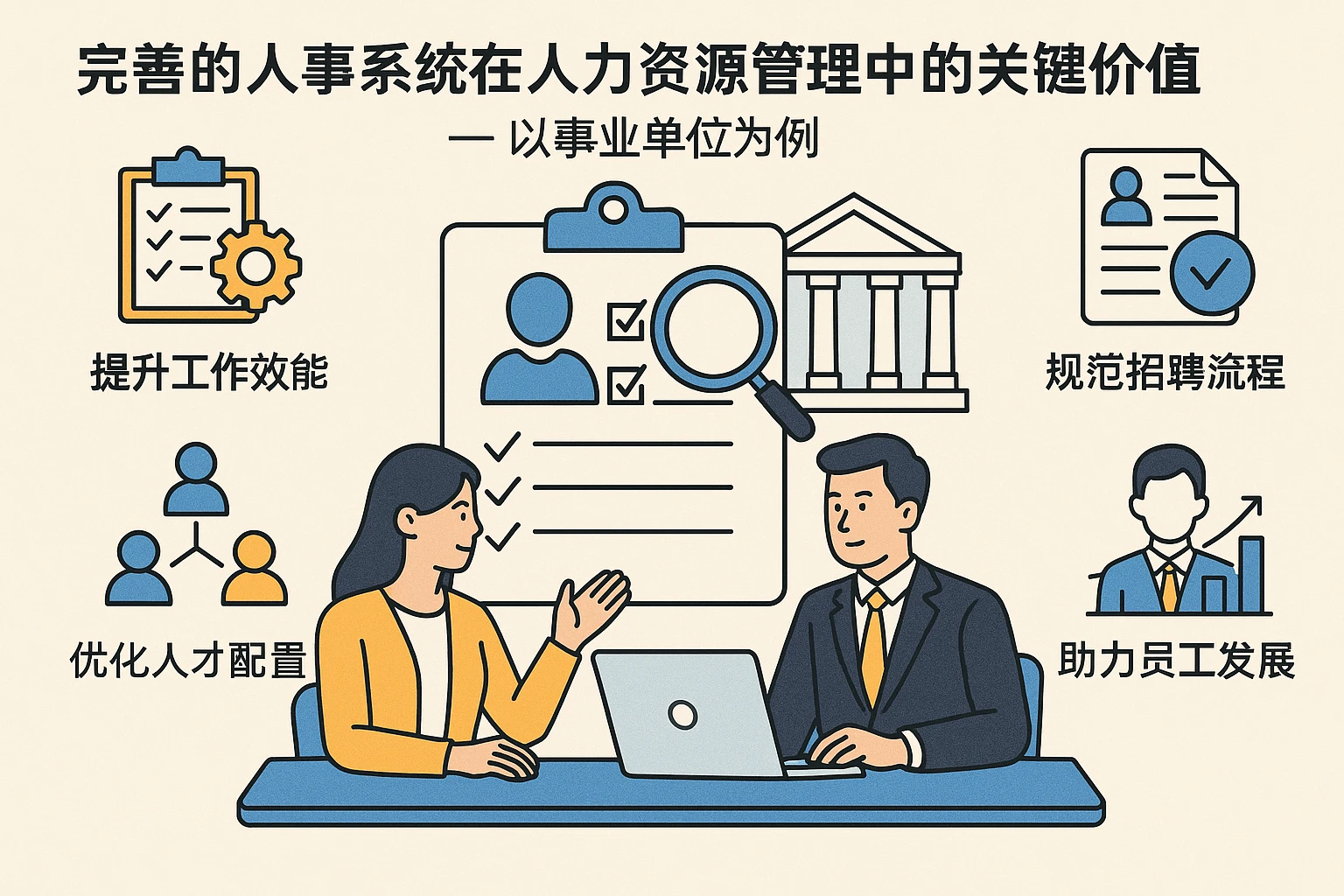 完善的人事系统在人力资源管理中的关键价值——以事业单位为例